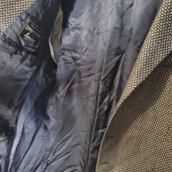 Vintage Brown Barcelino Made in Italy Jacket Blazer Tailored by Pancaldi & B - Picture 3 of 6